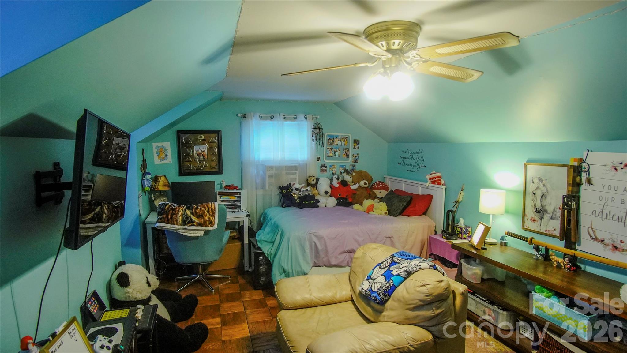 204 Old Stage Coach Road Lawndale, NC 28090 - Photo 21 of 30 a living room with furniture and a flat screen tv