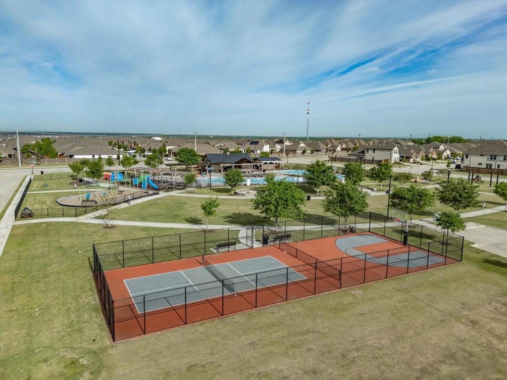 6000 Sutton Fields Trail Aubrey, TX 76227 - Photo 37 of 40 Aerial view of tennis, basketball and pickle ball courts