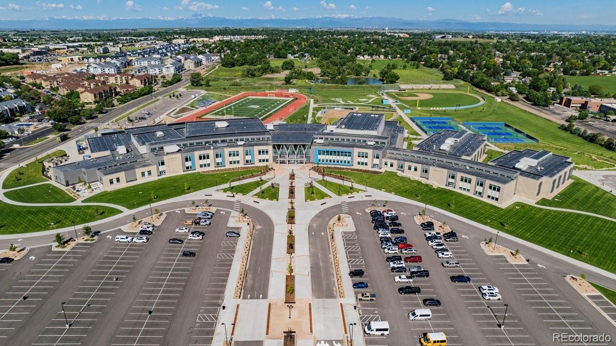 2166 35th Ave Court, Unit 14 Greeley, CO 80634 - Photo 31 of 33 an aerial view of a swimming pool and outdoor space