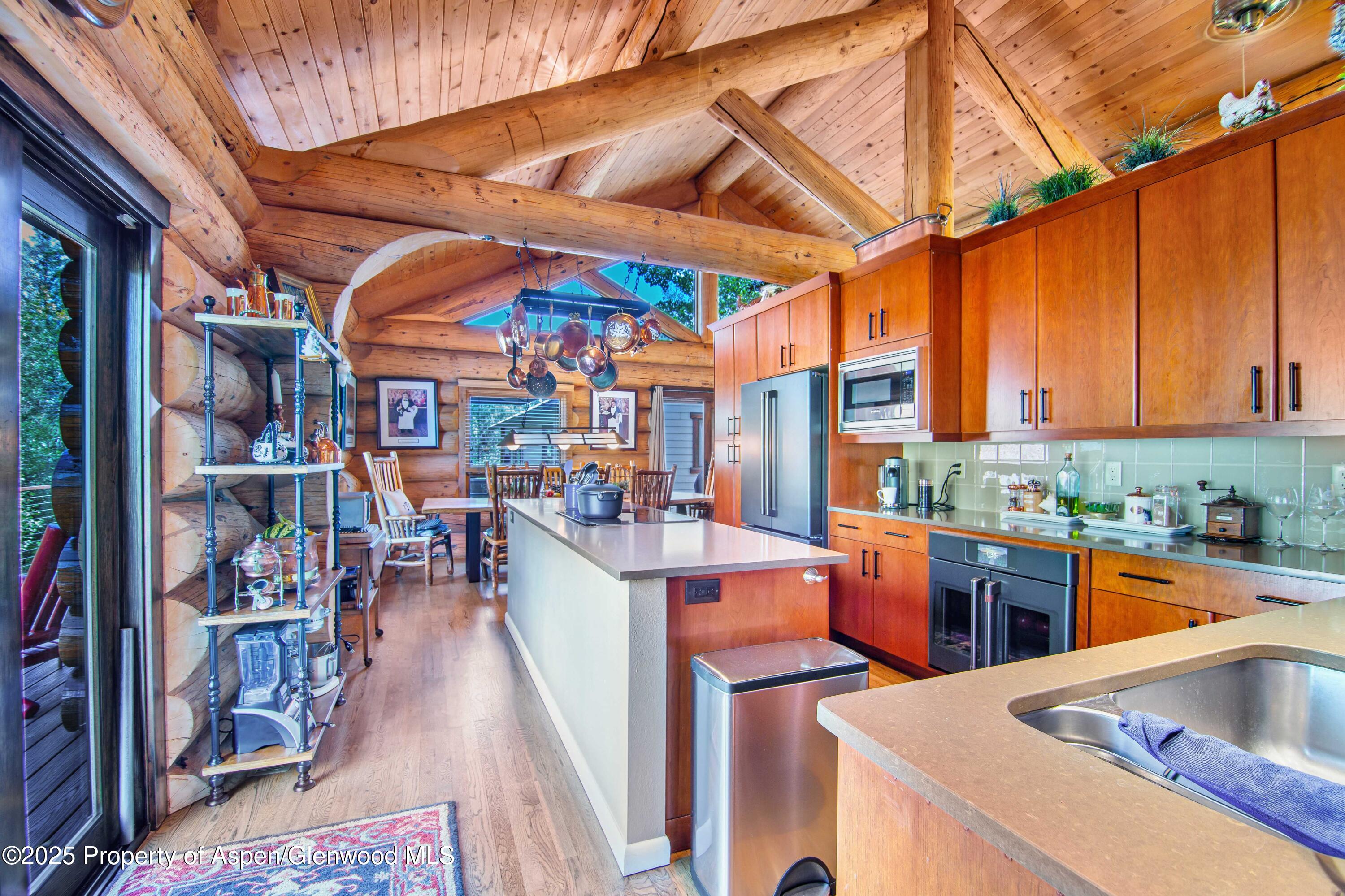 1637 Emma Spur Basalt, CO 81621 - Photo 15 of 45 a view of a kitchen with outdoor seating