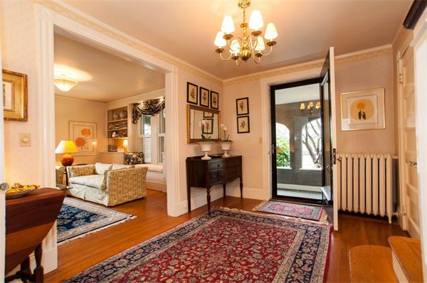 232 Edge Hill Road Milton, MA 02186 - Photo 3 of 23 a living room with furniture and a rug