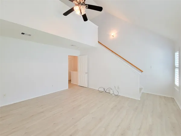a view of an empty room