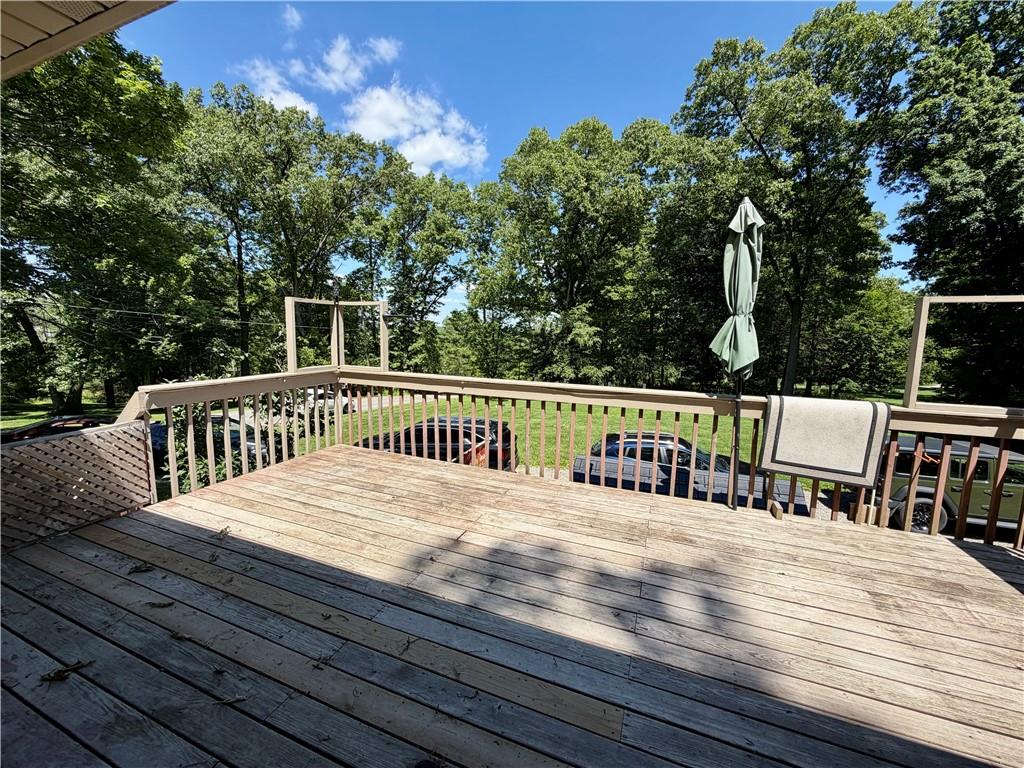 121 Kemar Drive Butler, PA 16002 - Photo 28 of 31 a view of balcony with wooden floor and seating space