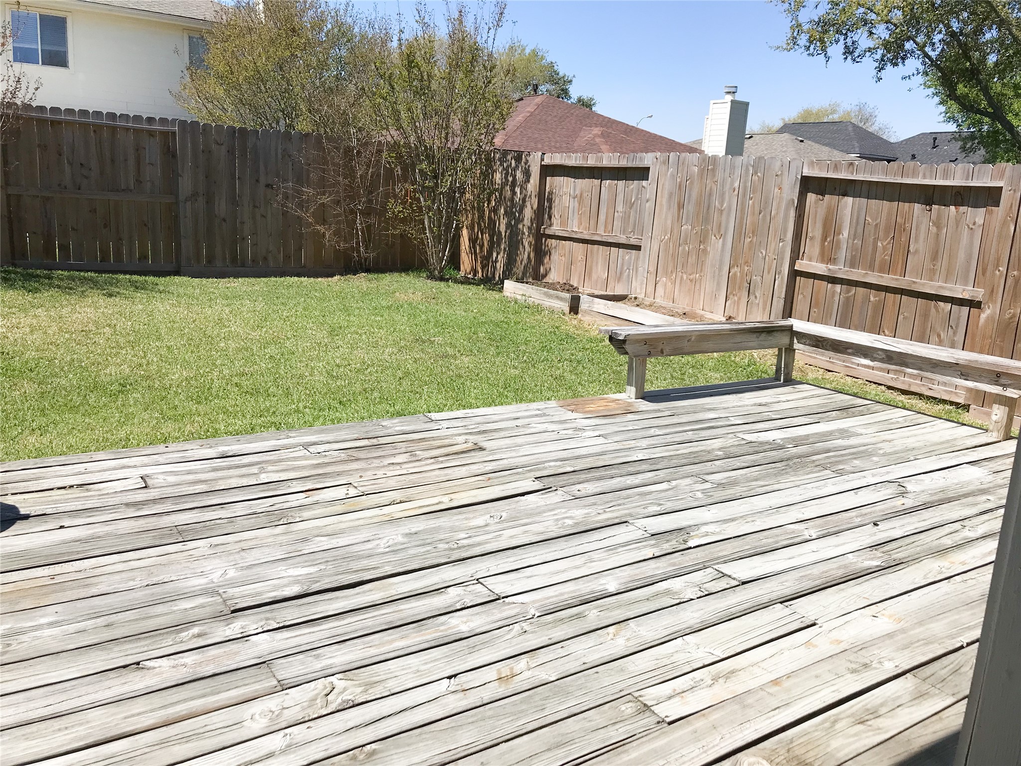 14615 Rochelle Court Cypress, TX 77429 - Photo 27 of 29 a view of a backyard of the house