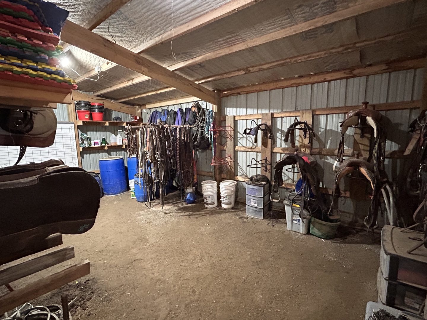 2577 Switch Back Road Mulkeytown, IL 62865 - Photo 5 of 24 a view of a storage room with a lot of stuff