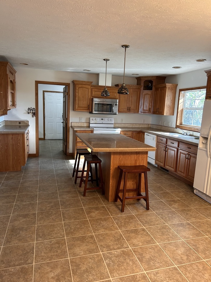 2577 Switch Back Road Mulkeytown, IL 62865 - Photo 8 of 24 a kitchen with a sink a counter top space and appliances