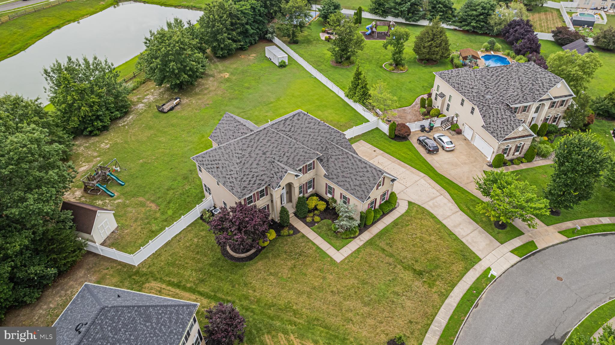 129 Blue Meadow Lane Sicklerville, NJ 08081 - Photo 14 of 25 an aerial view of a house with outdoor space