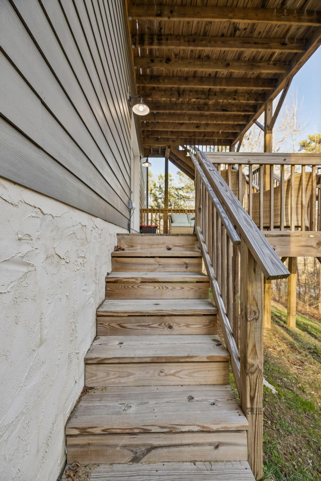 5599 Caney Ridge Circle Ooltewah, TN 37363 - Photo 36 of 60 Stairs to backyard lower deck