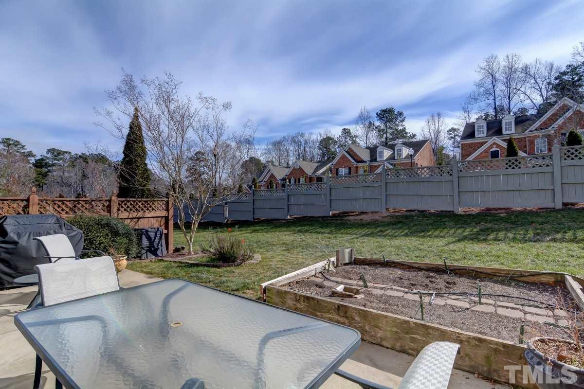 3902 Sunset Maple Court Raleigh, NC 27612 - Photo 21 of 21 a view of yard with swimming pool and trees in the background