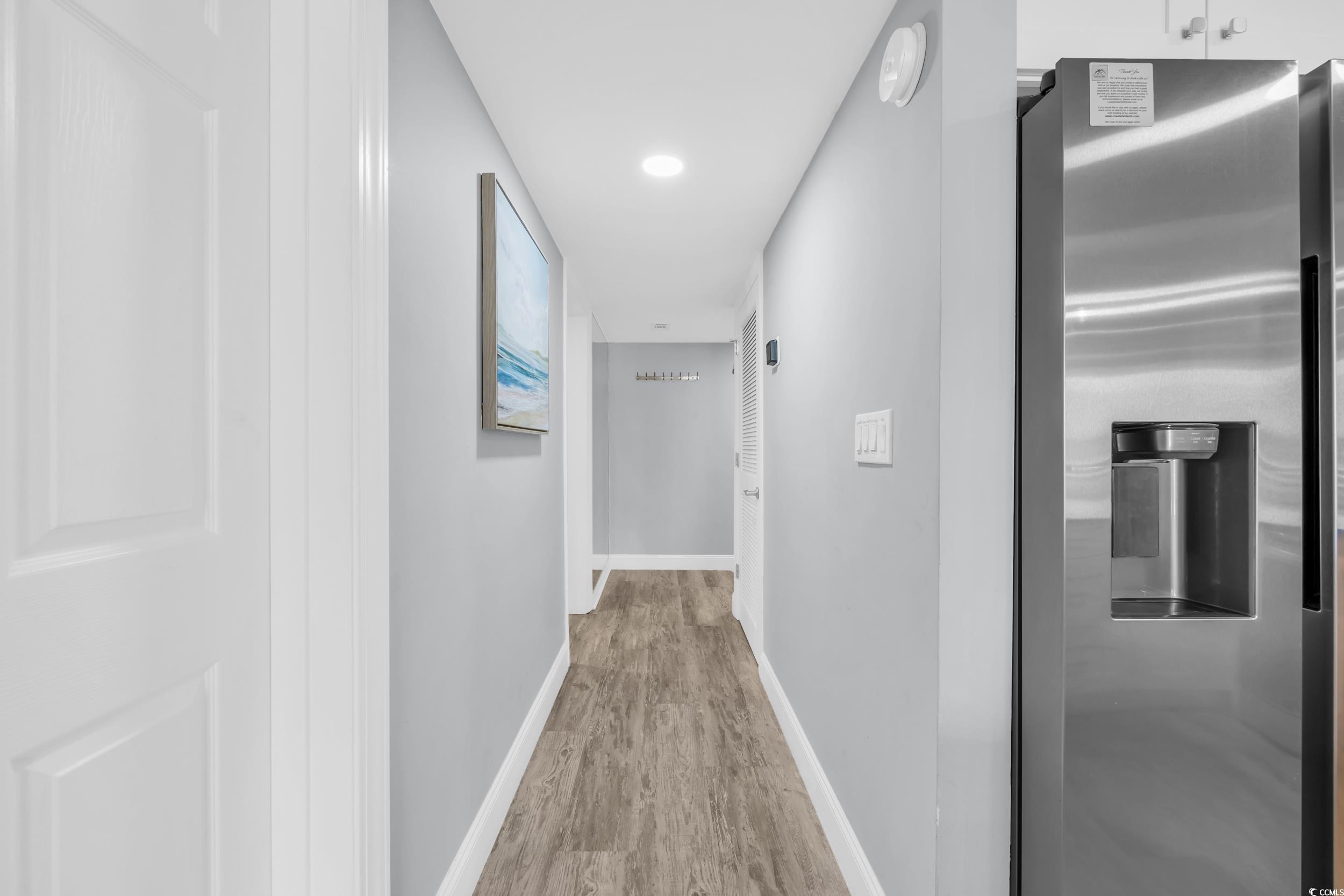 601 Mitchell Drive, Unit 203 Myrtle Beach, SC 29577 - Photo 28 of 40 Hall featuring light wood-style floors and recessed lighting