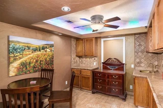 a room with furniture and window