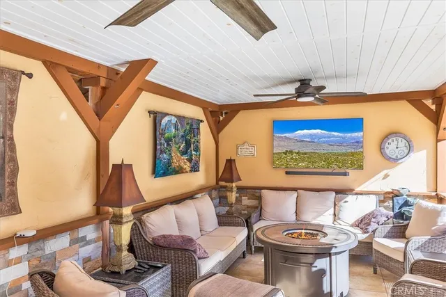 a very nice looking room with a large window