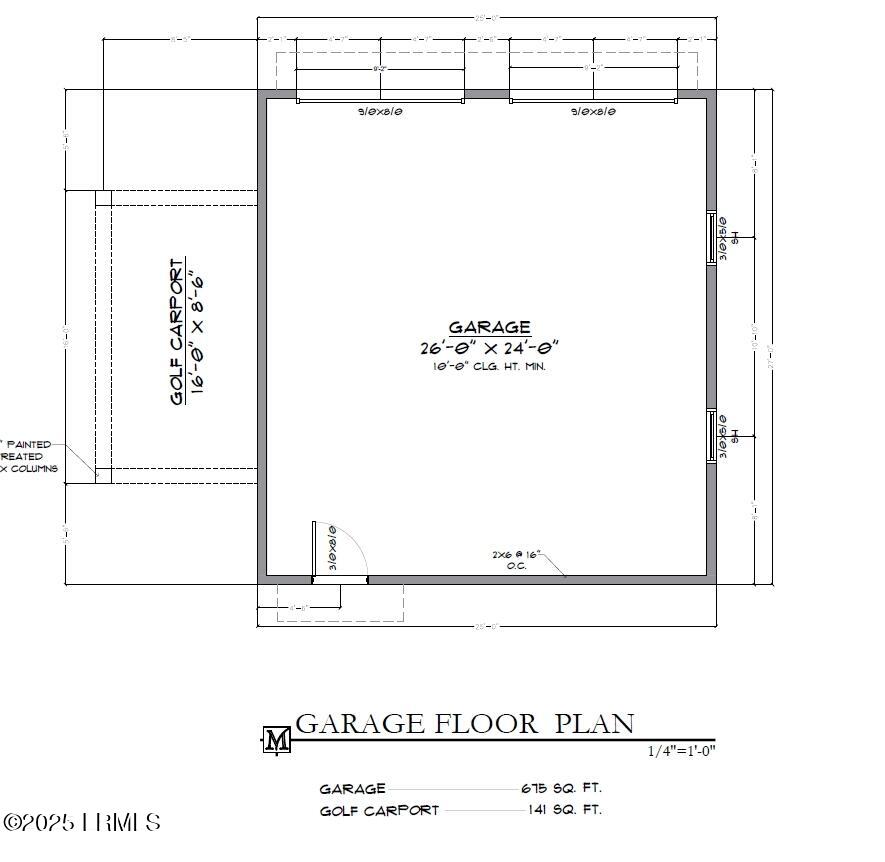 63 Woodland Ridge Circle Beaufort, SC 29907 - Photo 24 of 24 Garage Floor plan