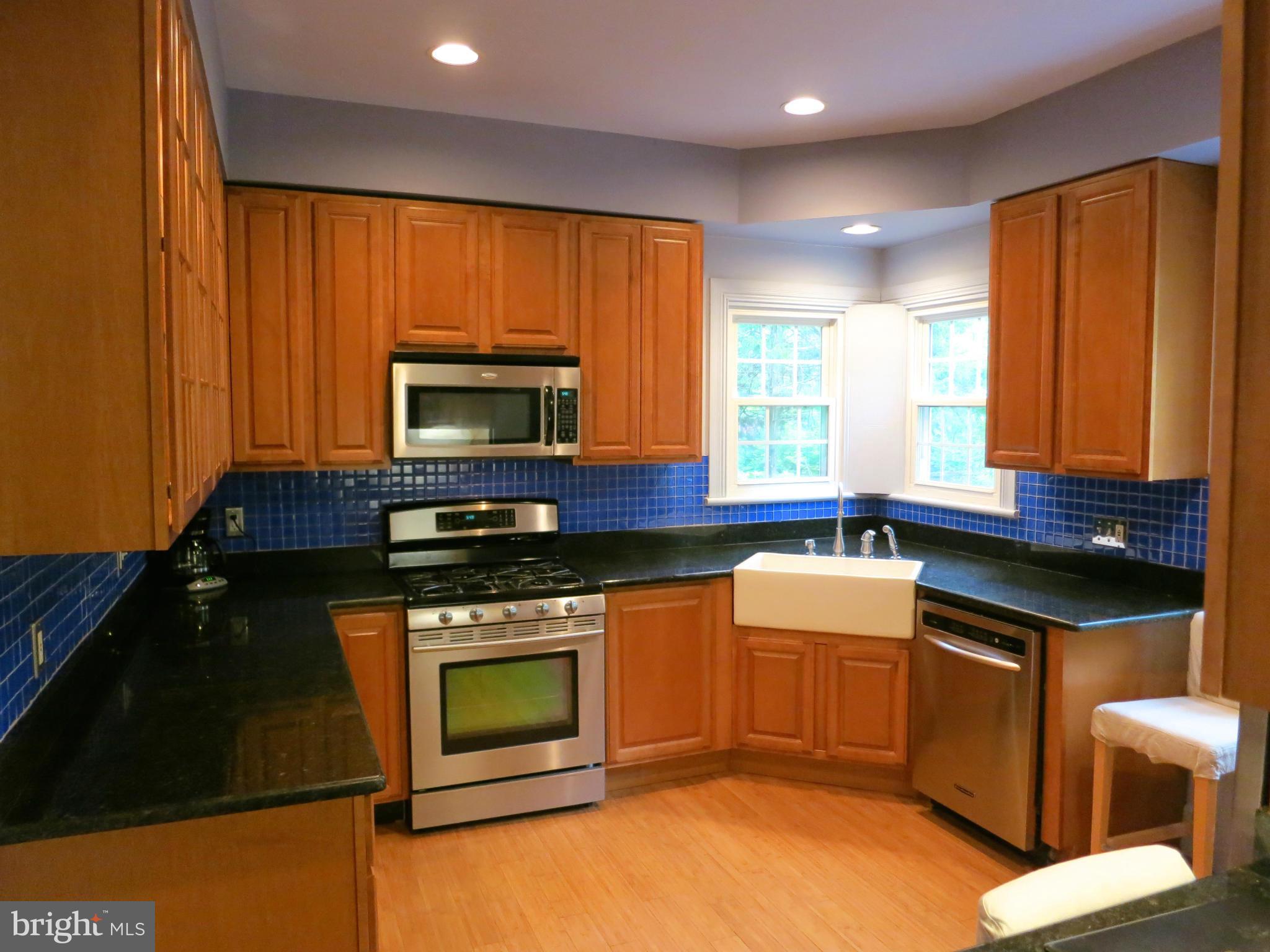 4653 Briarclift Road Baltimore, MD 21229 - Photo 7 of 30 Kitchen with Bamboo Flooring