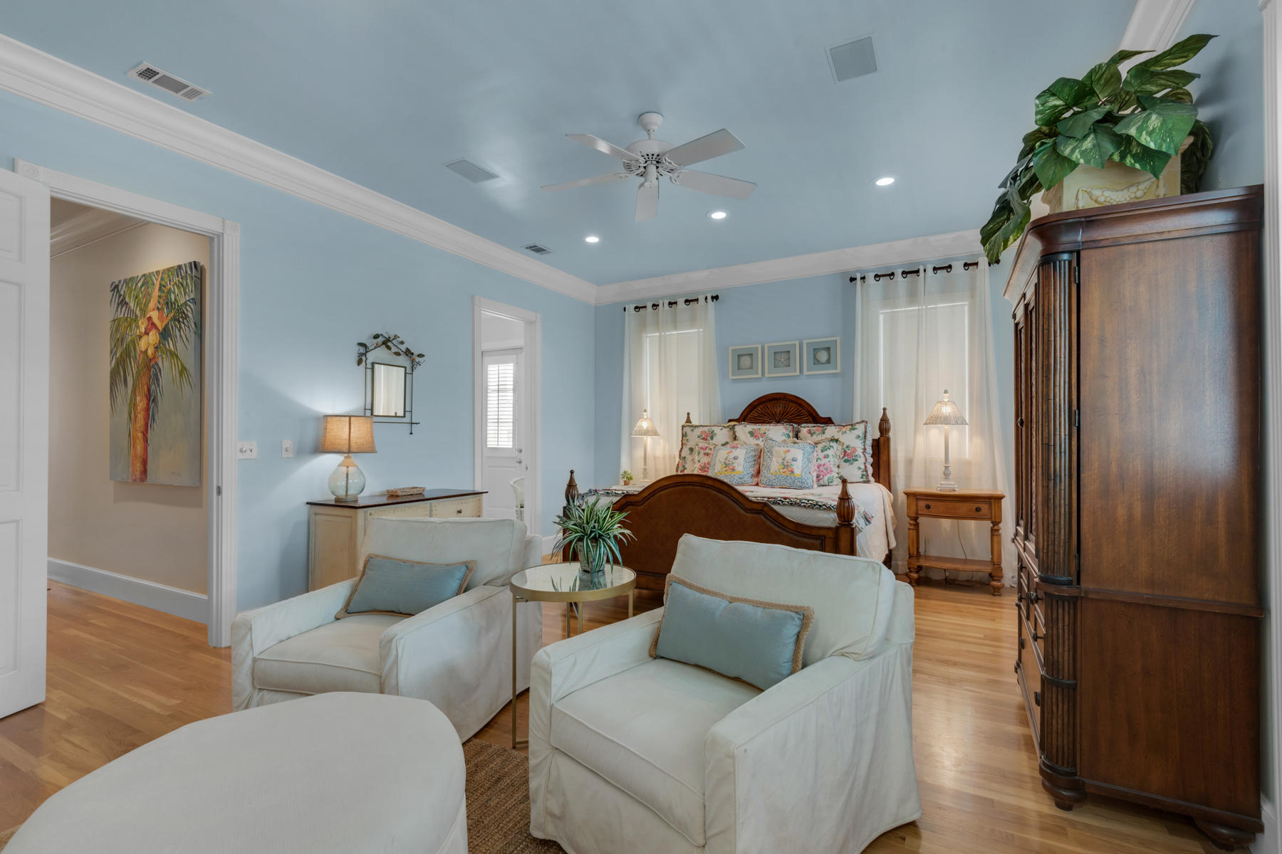 12 Place De La Fontaine Miramar Beach, FL 32550 - Photo 36 of 59 a living room with furniture and a wooden floor