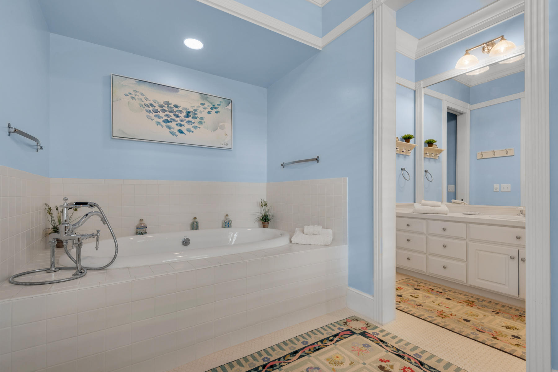 12 Place De La Fontaine Miramar Beach, FL 32550 - Photo 39 of 59 a bathroom with a sink and a mirror