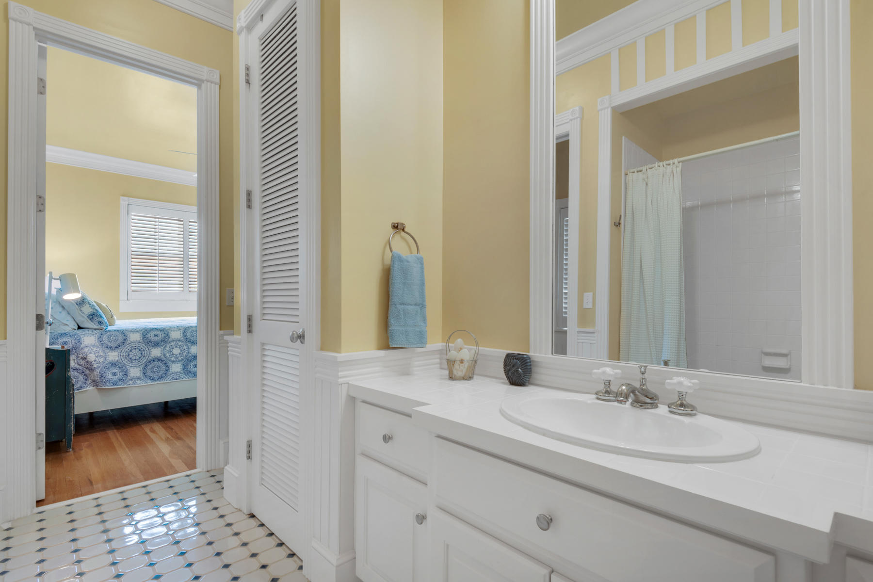 12 Place De La Fontaine Miramar Beach, FL 32550 - Photo 49 of 59 a bathroom with a sink and a mirror
