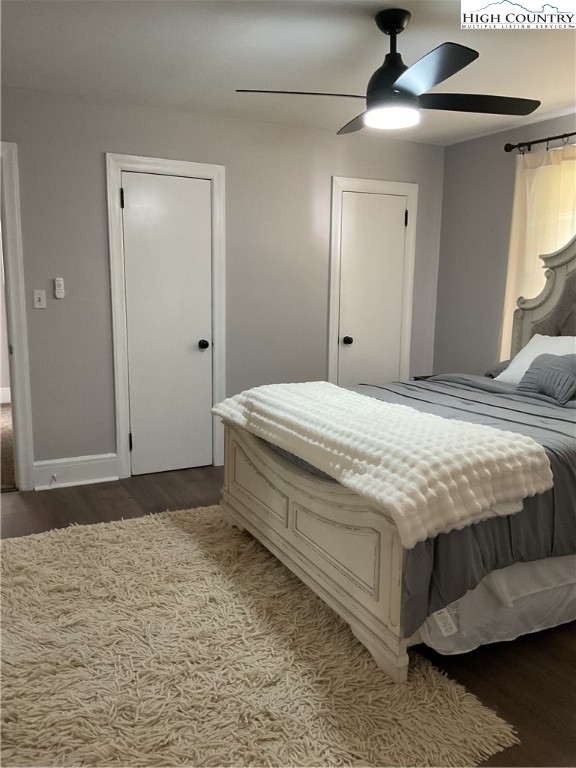 4560 Highway 18 Sparta, NC 28675 - Photo 28 of 43 a bedroom with a bed and a mirror