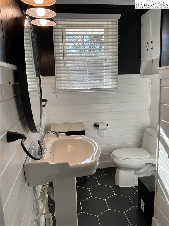 4560 Highway 18 Sparta, NC 28675 - Photo 41 of 43 a bathroom with a sink a toilet and a mirror