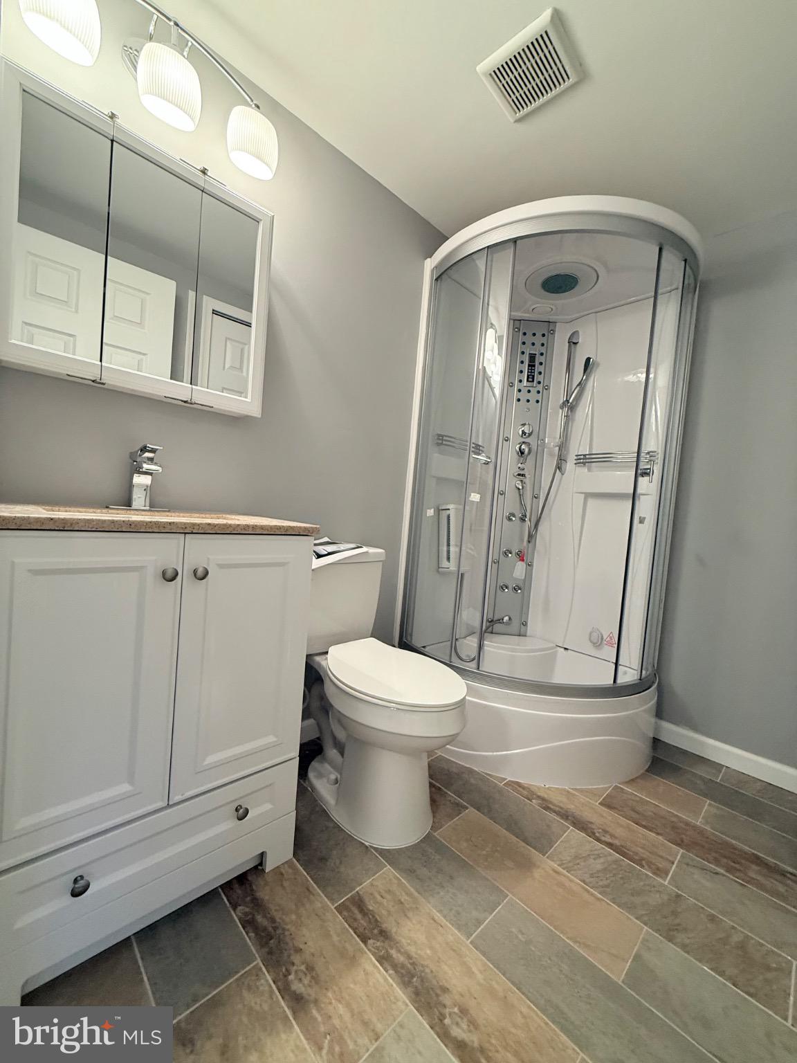 7250 Lasting Way Columbia, MD 21045 - Photo 30 of 39 Modern lower level bathroom with a sleek design.