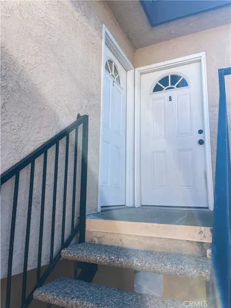 a view of front door