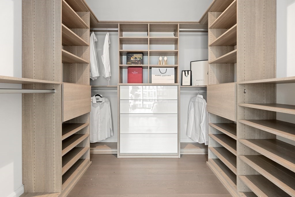 140 Shawmut Avenue, Unit 8A Boston, MA 02118 - Photo 18 of 29 a view of walk in closet with empty racks
