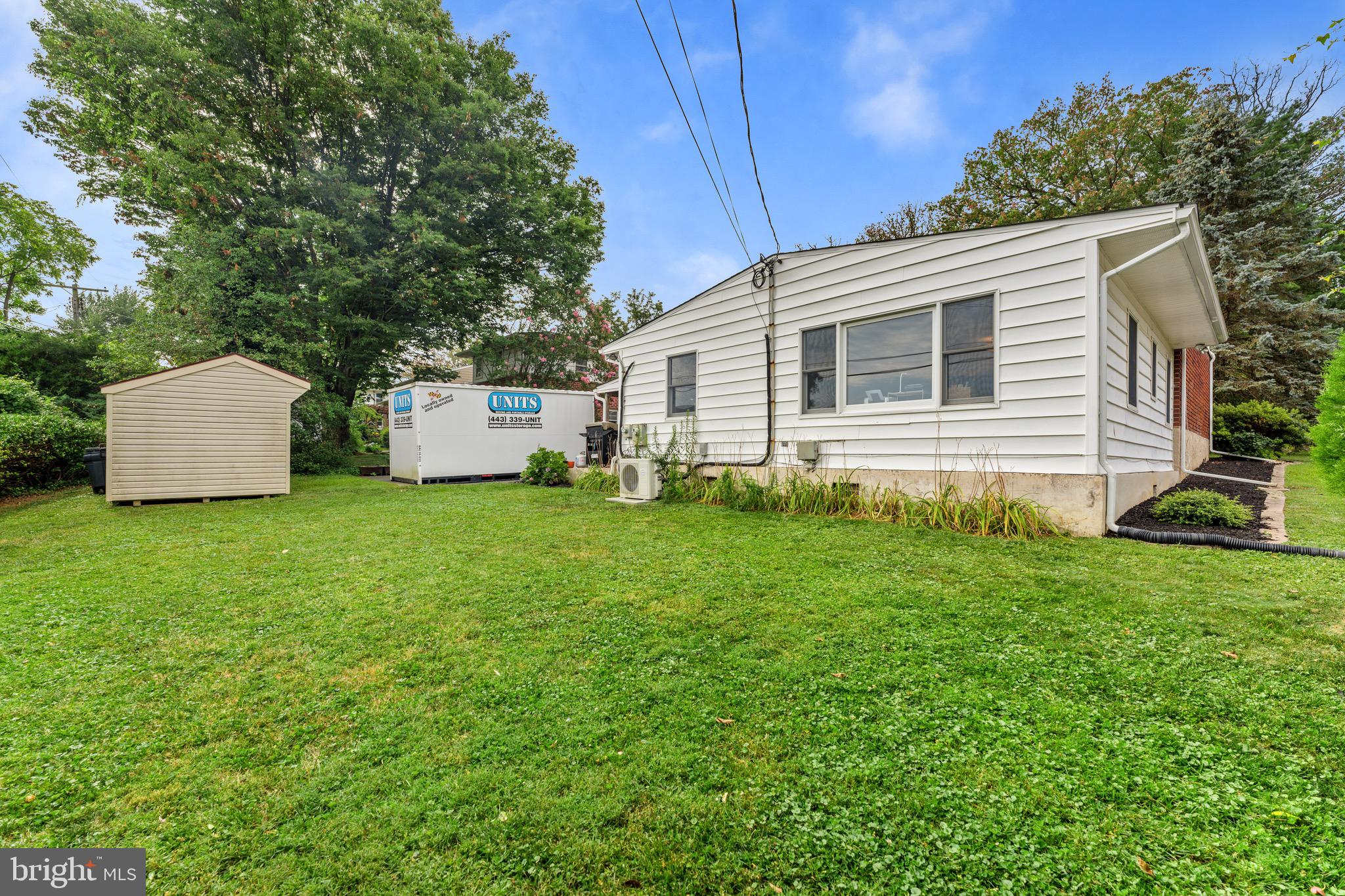 510 Epsom Road Towson, MD 21286 - Photo 34 of 48 Level yard with 9'X12' shed