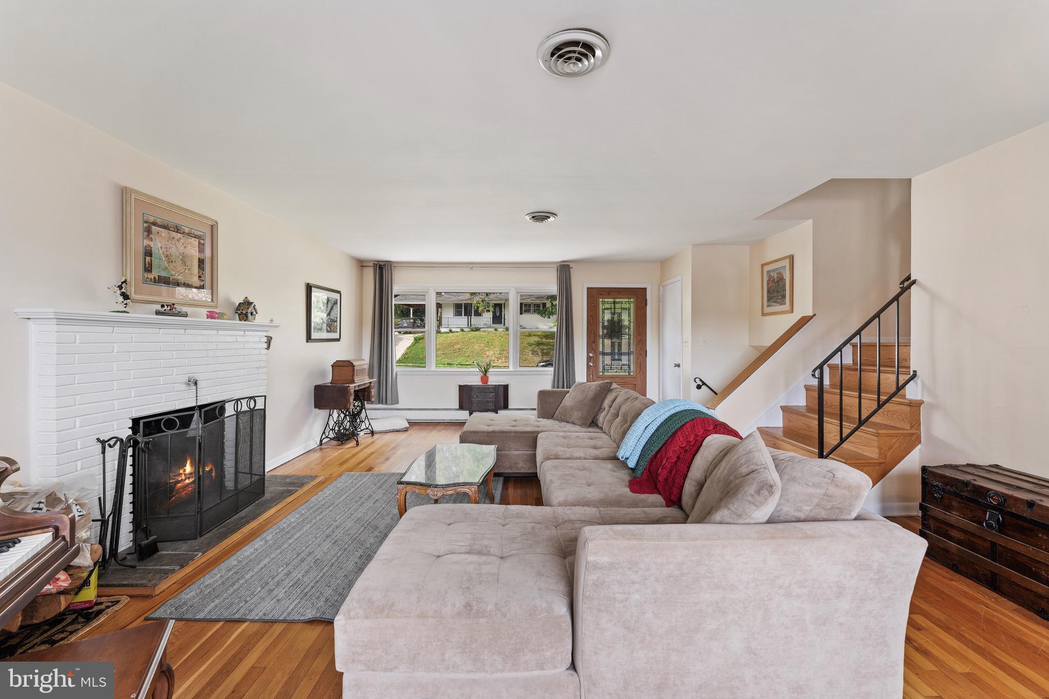 510 Epsom Road Towson, MD 21286 - Photo 5 of 48 Enjoy a wood burning fireplace