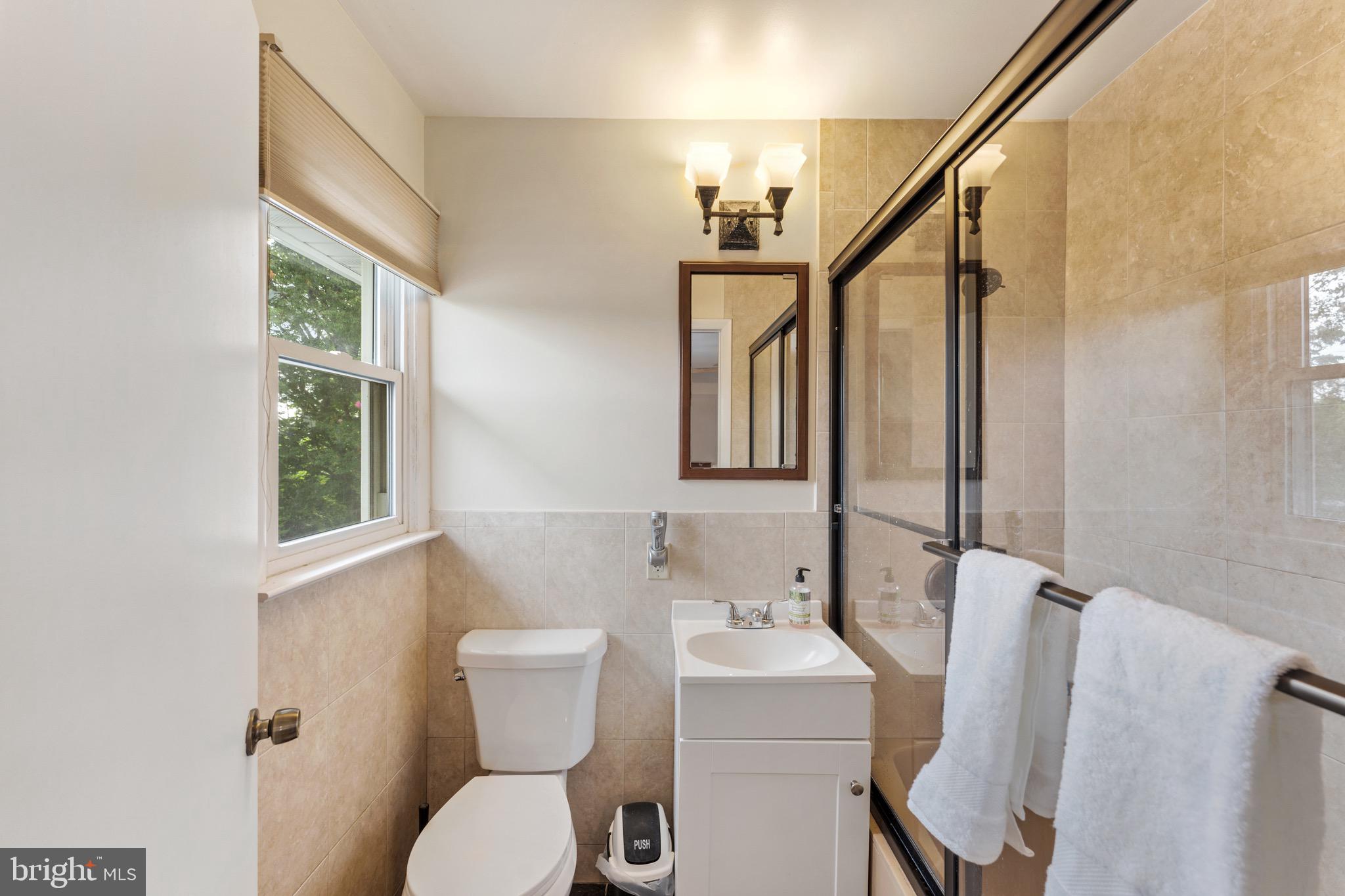 510 Epsom Road Towson, MD 21286 - Photo 8 of 48 En-suite primary bathroom with new toilet/vanity