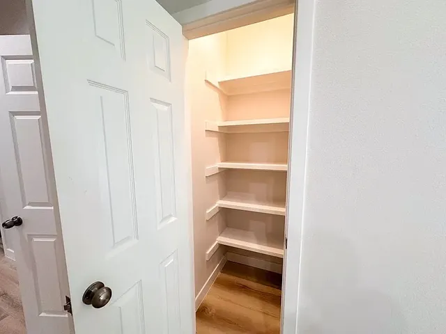 a view of front door