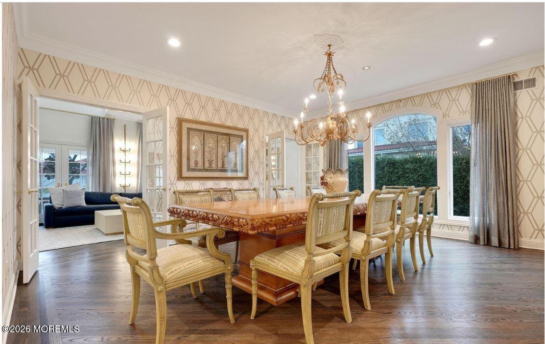 57 Darlington Road Deal, NJ 07723 - Photo 15 of 27 a view of a dining room with furniture window and wooden floor