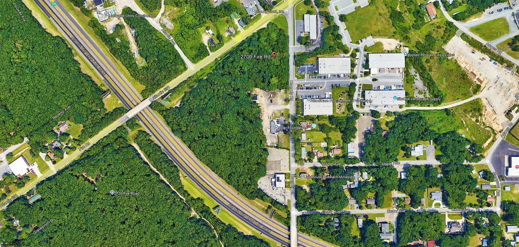 2700 Fire Road Egg Harbor Township, NJ 08234 - Photo 3 of 3 an aerial view of residential houses with outdoor space and street view