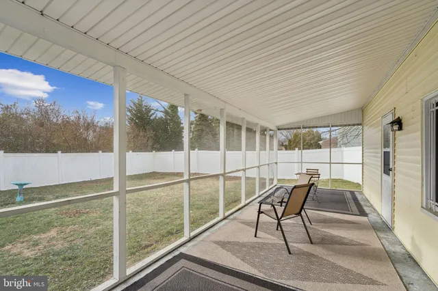 a house view with a seating space