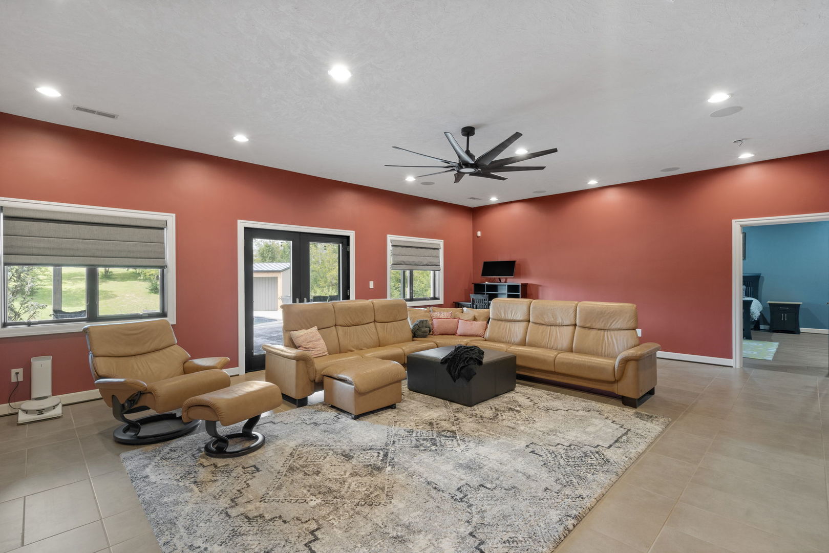 9901 Highway 6 Geneseo, IL 61254 - Photo 13 of 29 a living room with furniture and a large window