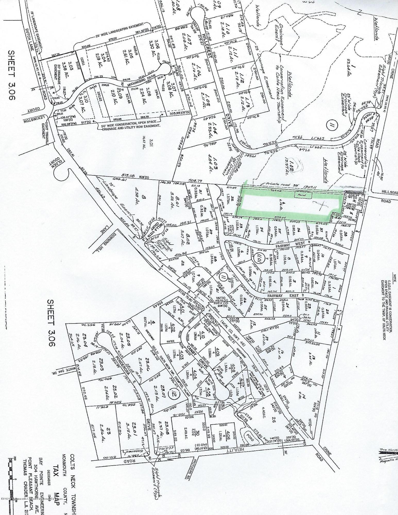 118 Crine Road Colts Neck, NJ 07722 - Photo 3 of 6 118 Crine Rd Tax Map