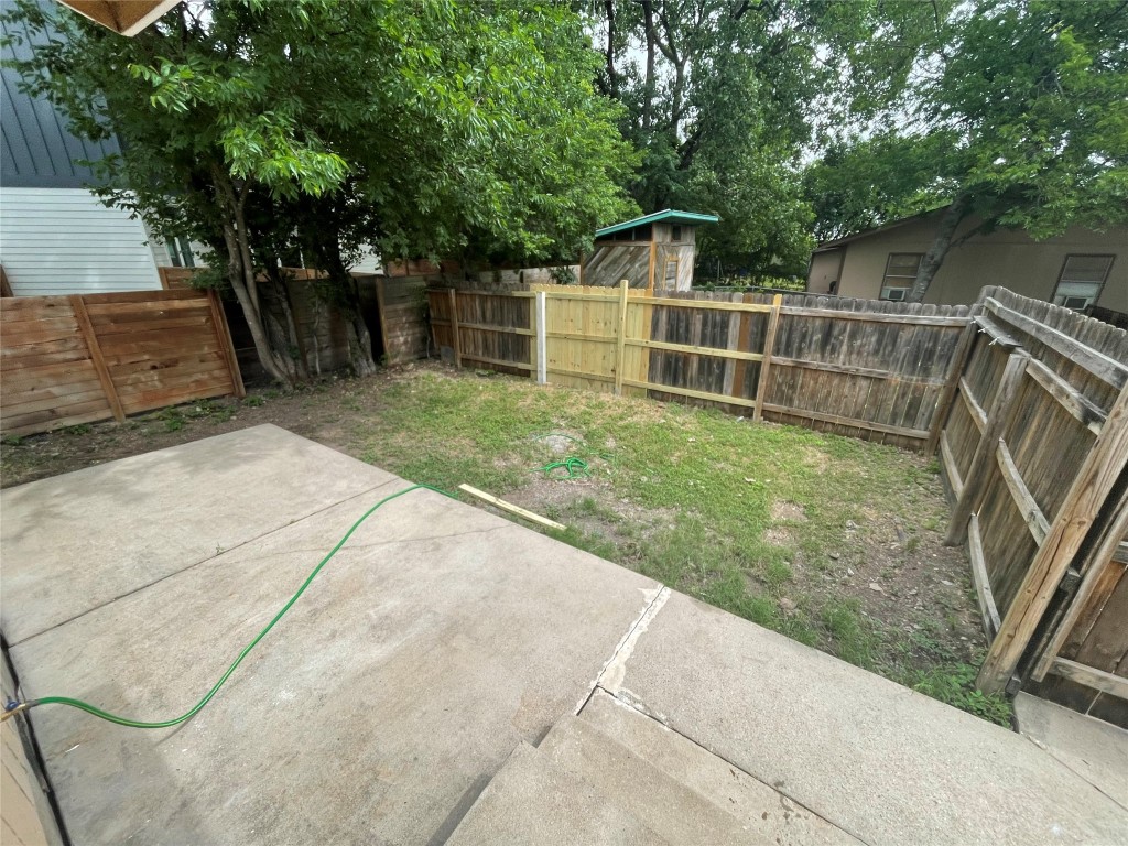 2808 Lyons Road, Unit A Austin, TX 78702 - Photo 5 of 13 a view of a backyard