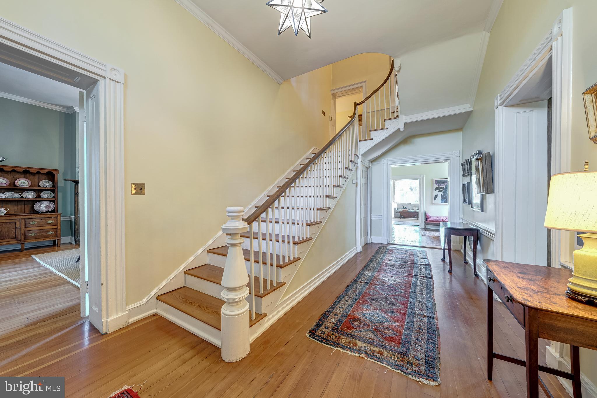 3707 Carrington Road Delaplane, VA 20144 - Photo 14 of 52 a view of entryway and hall with wooden floor