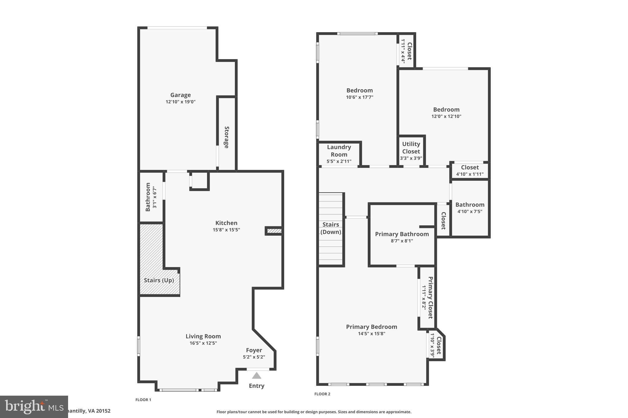 43487 Town Gate Square Chantilly, VA 20152 - Photo 56 of 56 a picture of floor plan