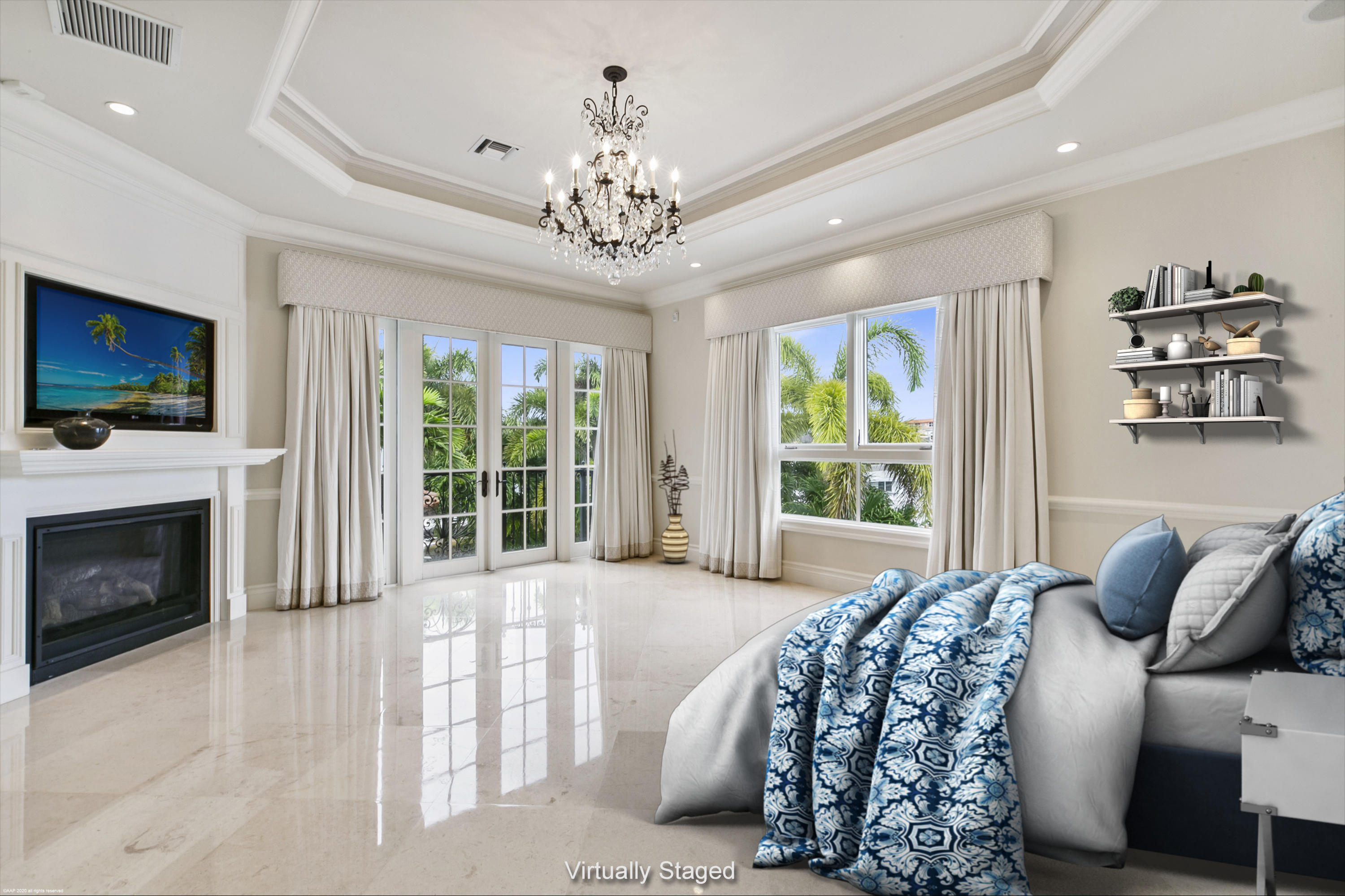 701 Broadview Drive Boca Raton, FL 33431 - Photo 48 of 78 Master Bedroom Virtually Staged