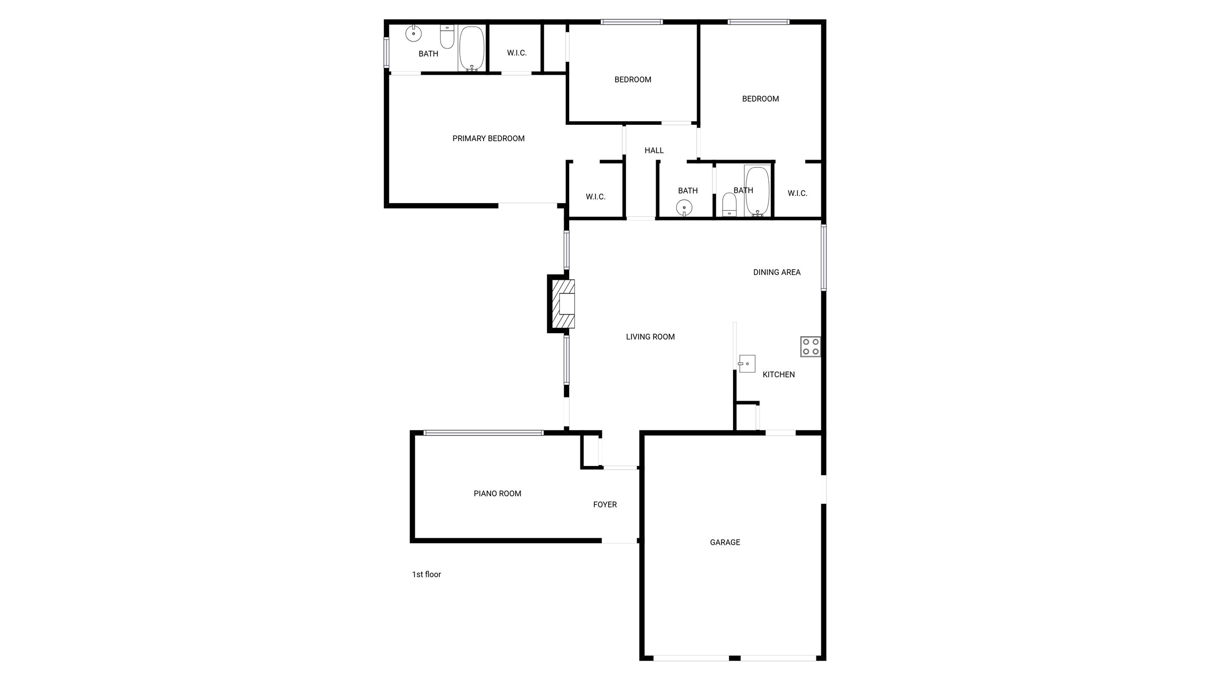 342 Queenstown Road Houston, TX 77015 - Photo 22 of 22 a picture of a floor plan
