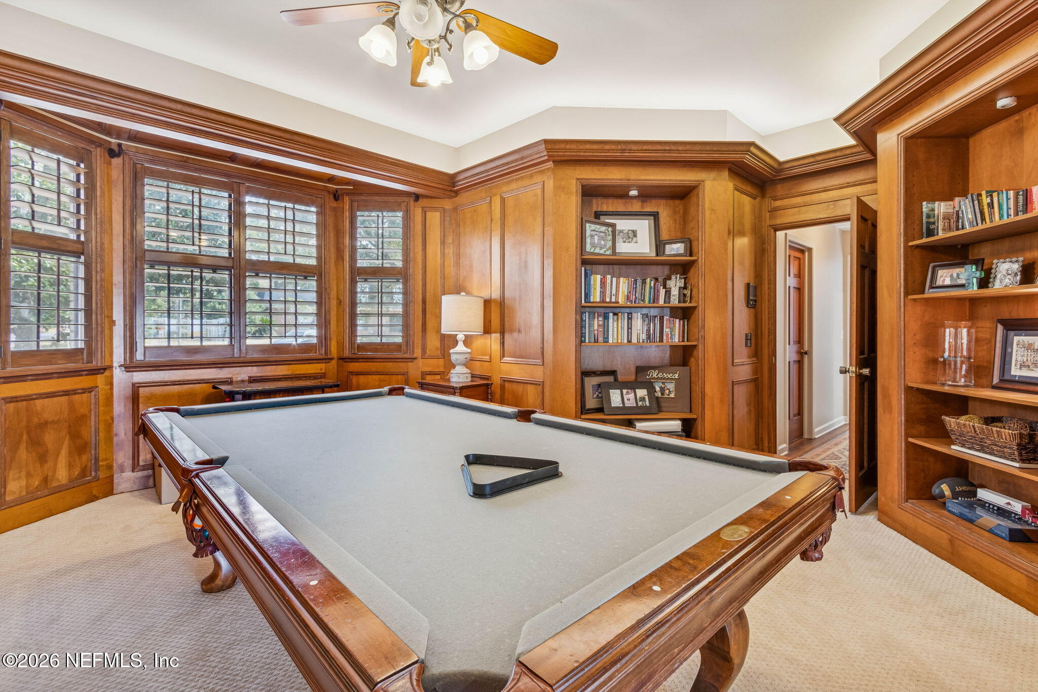 6518 Christopher Point Road West Jacksonville, FL 32217 - Photo 39 of 102 a room with pool table and windows