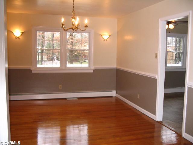 3931 Beulah Road Richmond, VA 23237 - Photo 6 of 11 Dining Room - Hardwood, fresh paint, custom lights
