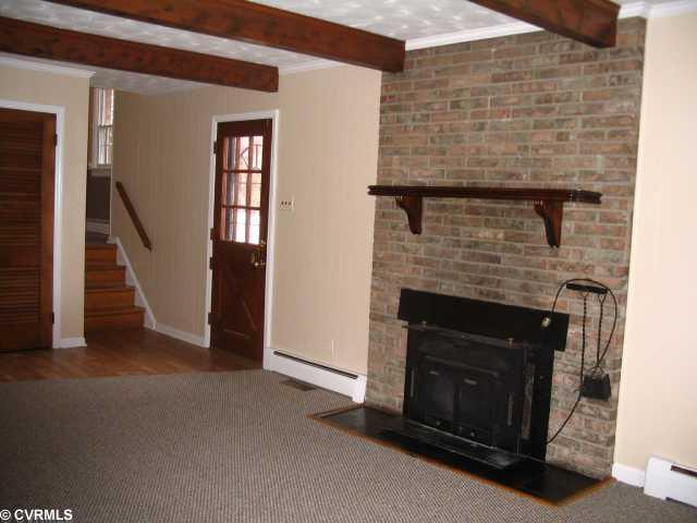 3931 Beulah Road Richmond, VA 23237 - Photo 7 of 11 Den/Family/Great Room - New carpet, wood burning stove, beamed family room