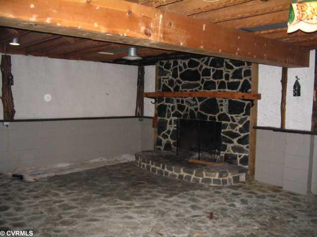 3931 Beulah Road Richmond, VA 23237 - Photo 9 of 11 Other - Stone floor and Fireplace in Huge Rec Room