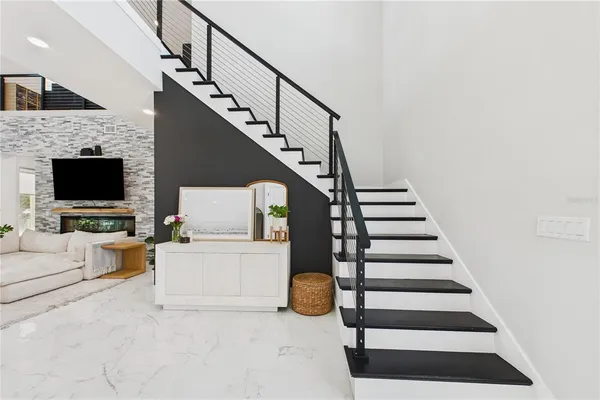 a view of entryway and hall