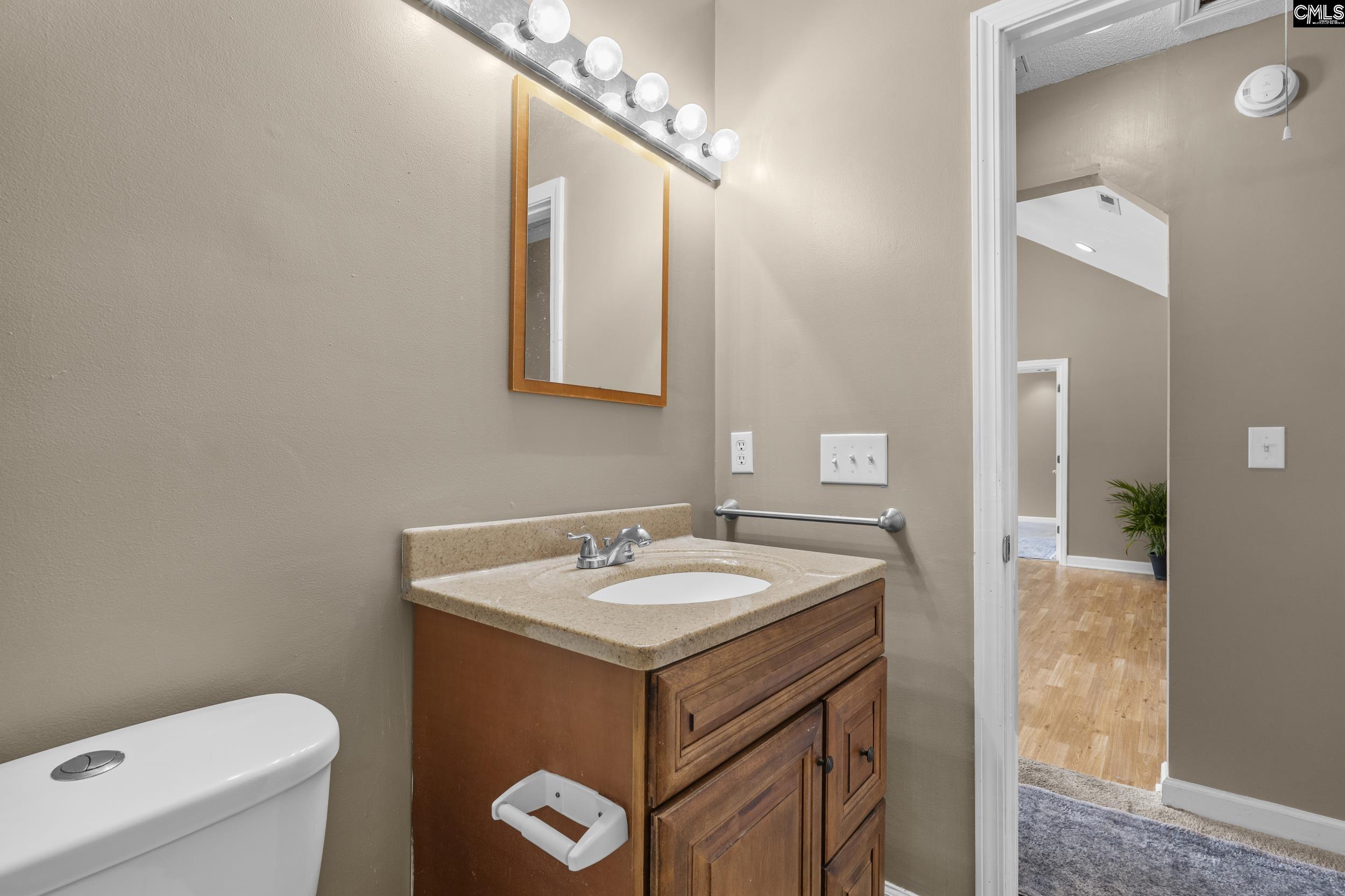 548 Eskie Dixon Road Elgin, SC 29045 - Photo 22 of 27 a bathroom with a sink and a toilet