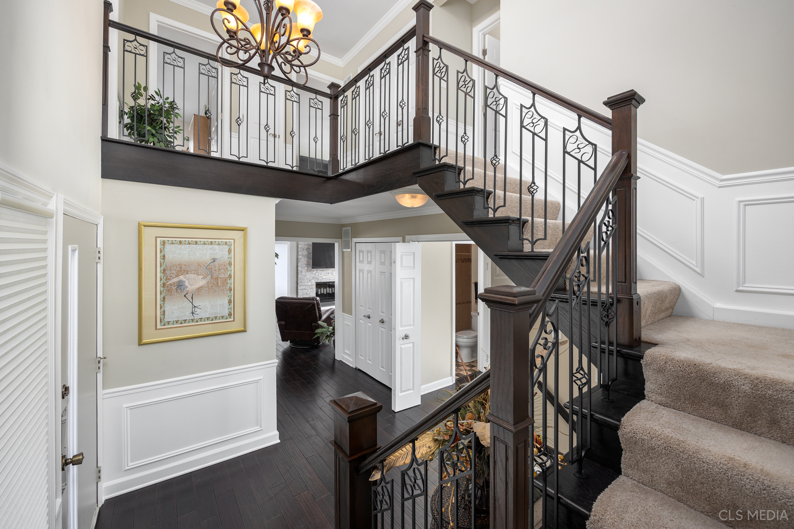 739 Old Barn Road Lake Barrington, IL 60010 - Photo 15 of 37 a view of entryway and hall with wooden floor
