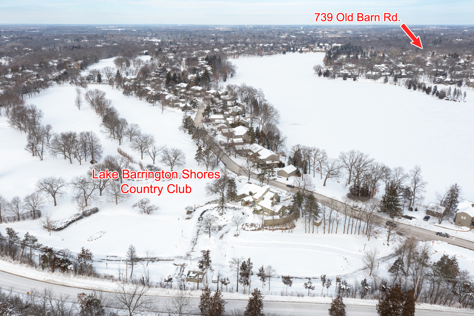 739 Old Barn Road Lake Barrington, IL 60010 - Photo 35 of 37 a view of city