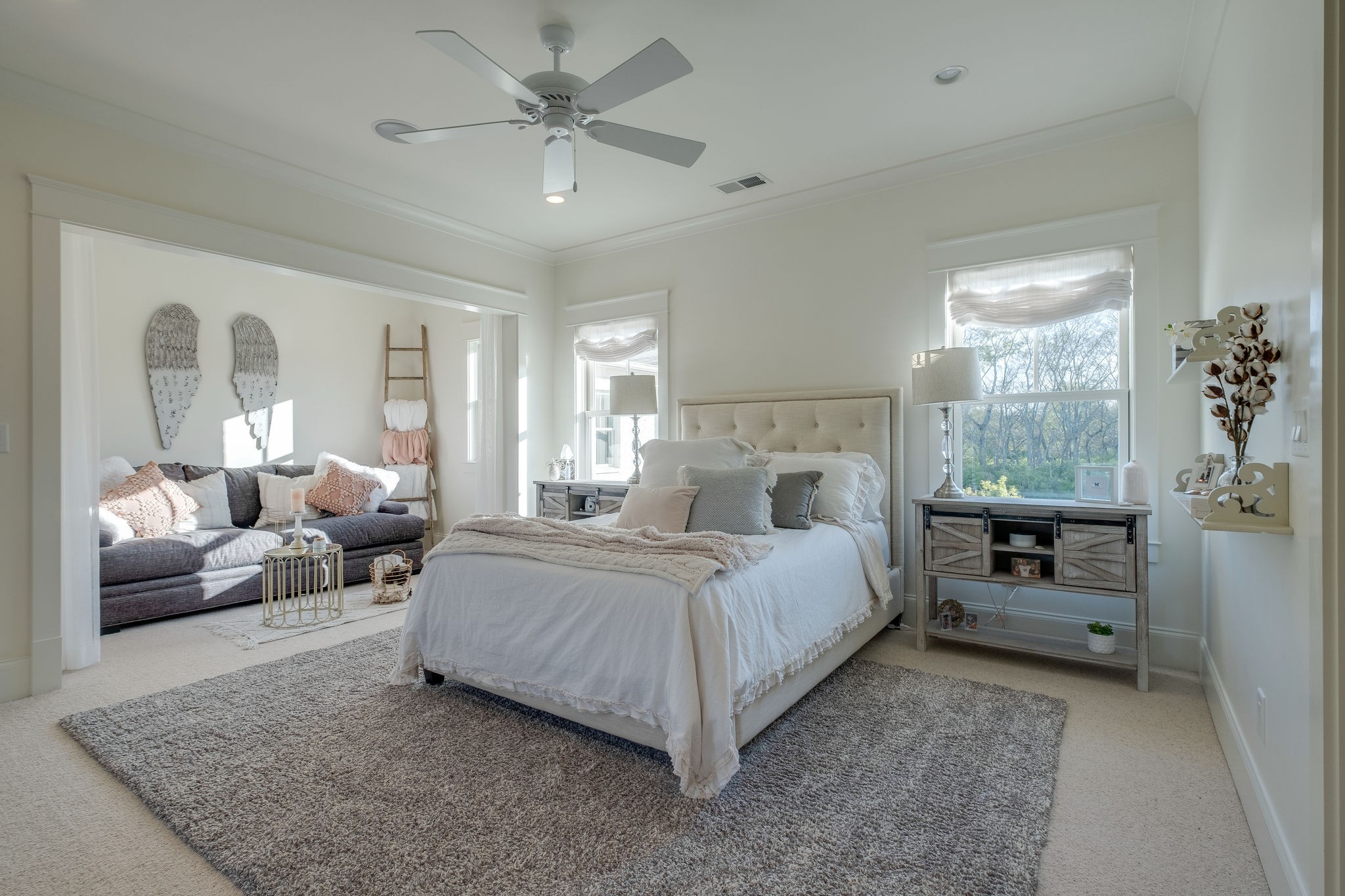 4224 Two Rivers Lane Franklin, TN 37069 - Photo 34 of 50 a spacious bedroom with a bed and window