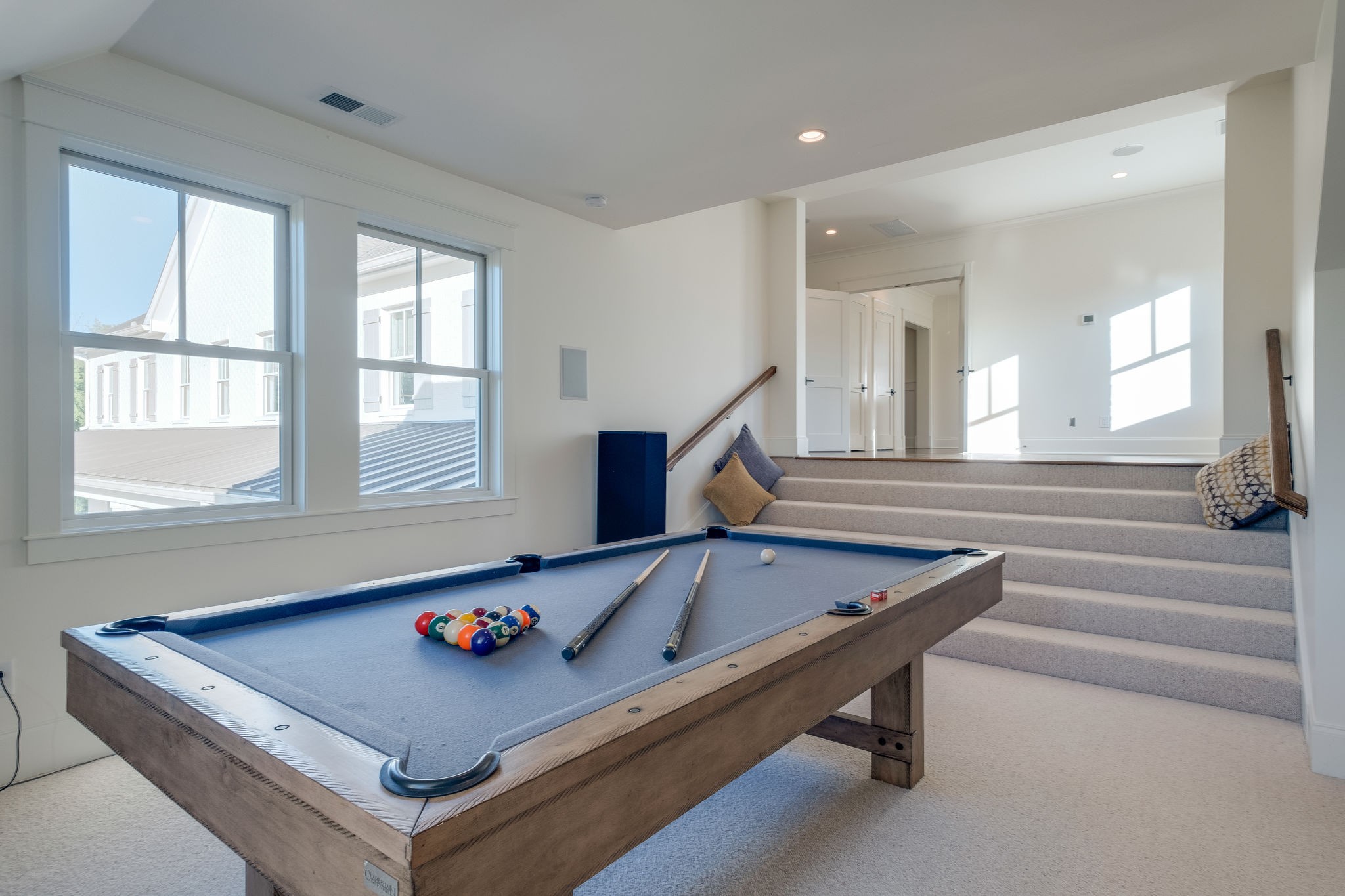 4224 Two Rivers Lane Franklin, TN 37069 - Photo 37 of 50 a room with pool table and windows
